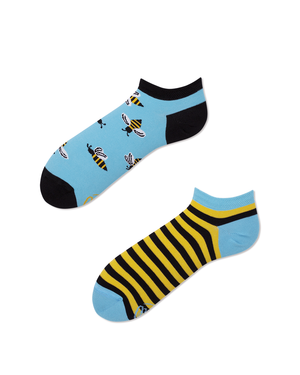 Sneakersocken, Bienen Sneakersocken, bute Sneakersocken, Sneakersocken mit Motiven.