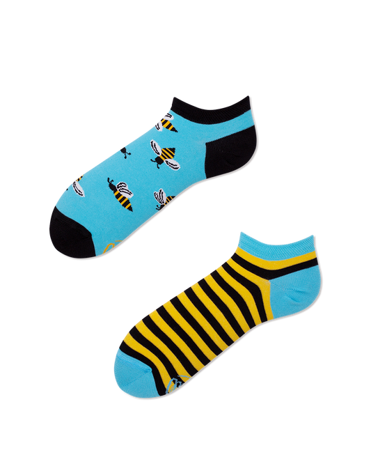 Sneakersocken, Bienen Sneakersocken, bute Sneakersocken, Sneakersocken mit Motiven.