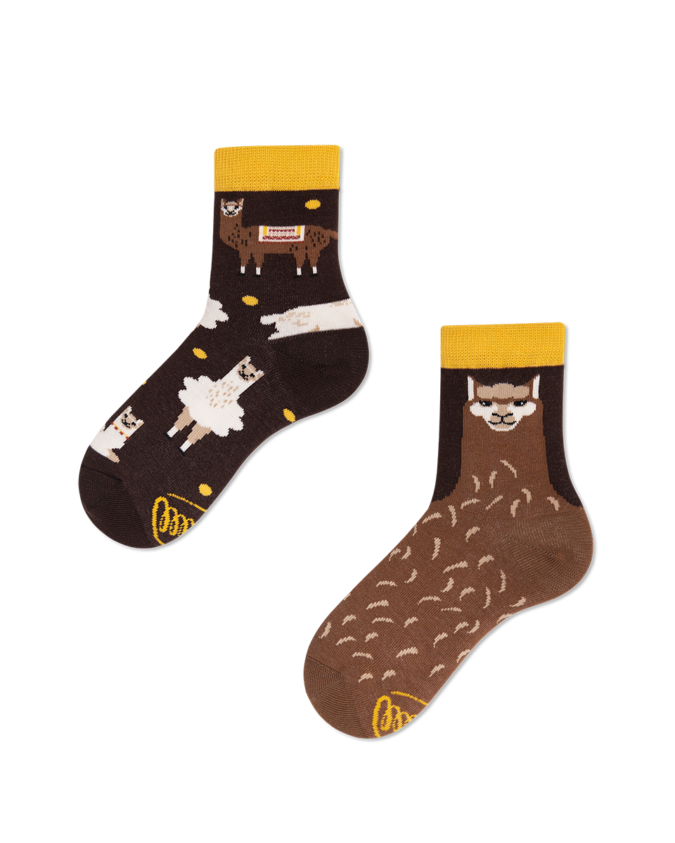 Alpaka Kindersocken, Motivsocken für Kinder und Bunte Socken für Jungs und Mädchen auf Sockeläuft.de