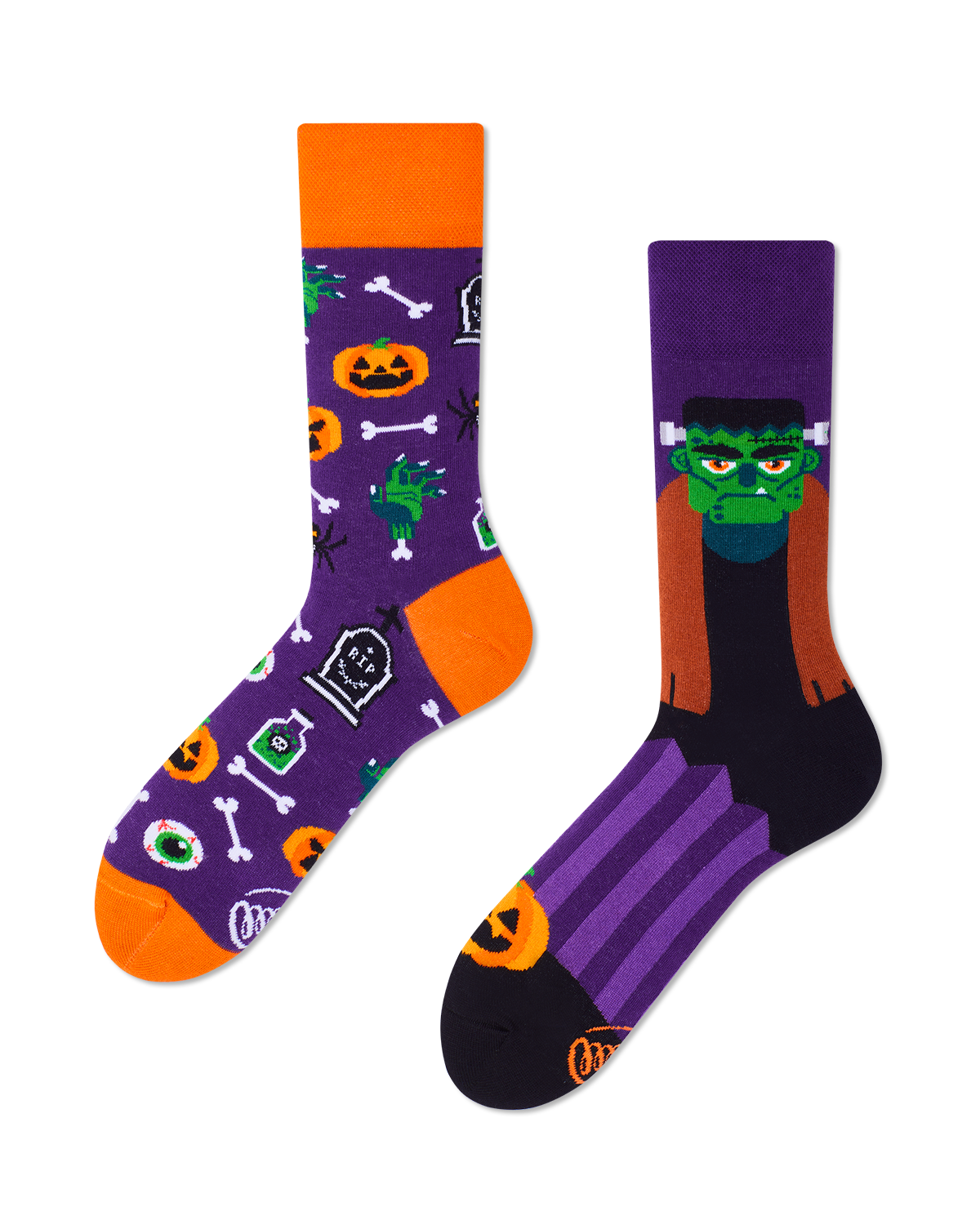 Frankenstein Socken, Halloween Socken, Monster Socken, Motivsocken, Themensocken, Geschenkidee für Halloween.