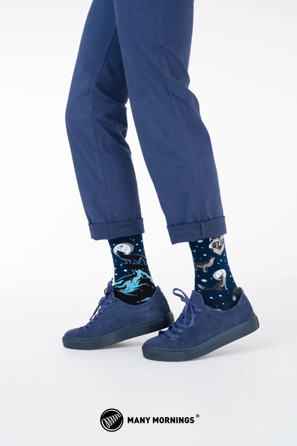 Wolf Socken, Socken mit Tiermotiven, Motivsocken, Themensocken, Geschenkidee für den Freund.