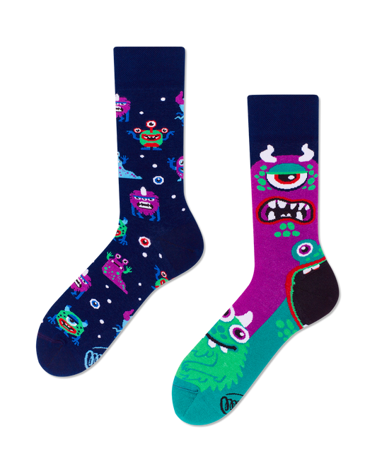 Monster Socken, Halloween Socken und weitere Motivsocken auf Sockeläuft.de
