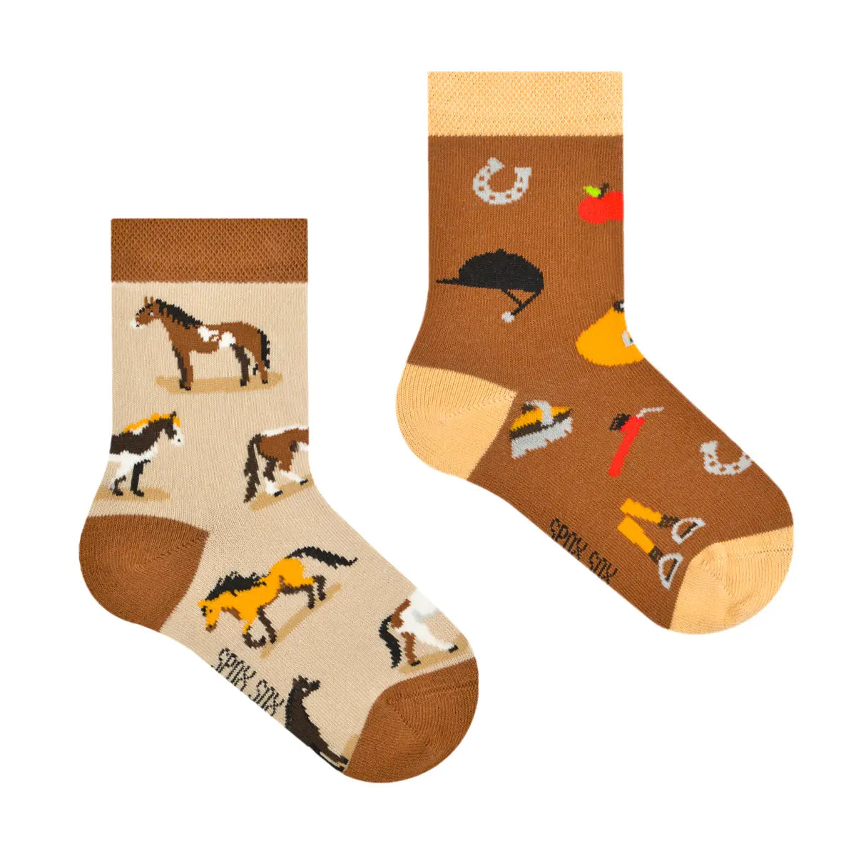 Pferde Kindersocken, Motivsocken für Kinder, Geschenkidee für Jungs und Mädchen.