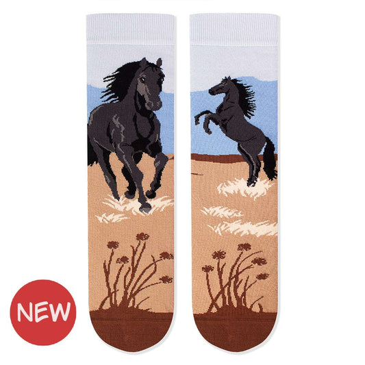 Pferde Socken, Motivsocken, Themensocken, Geschenkidee für Pferdebesitzer