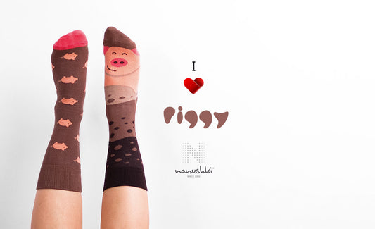 Schweine Socken, Socken mit Tiermotiven, Themensocken, Motivsocken, Geschenkidee für Landwirtin.