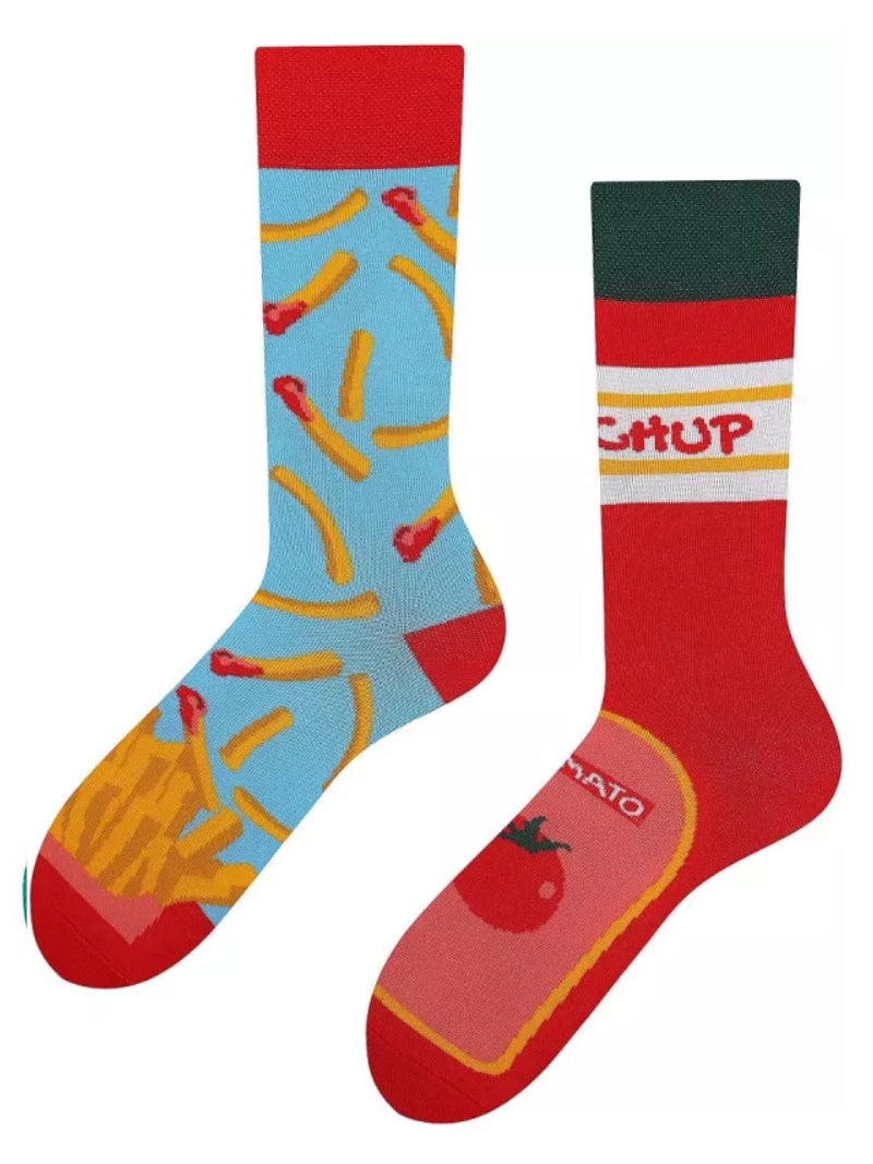 Pommes Socken, Motivsocken oder weitere Themensocken auf Sockeläuft.de
