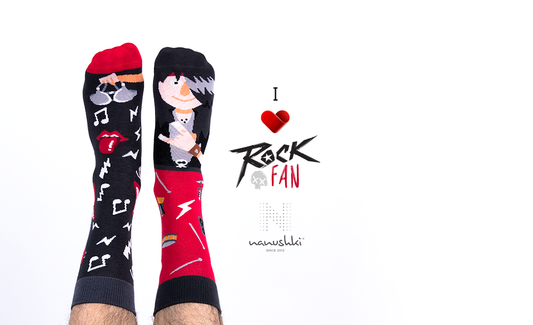 Rolling Stones Socken, Musik Socken, Socken mit Berühmtheiten, Motivsocken, Themensocken, Geschenkidee für Musiker.