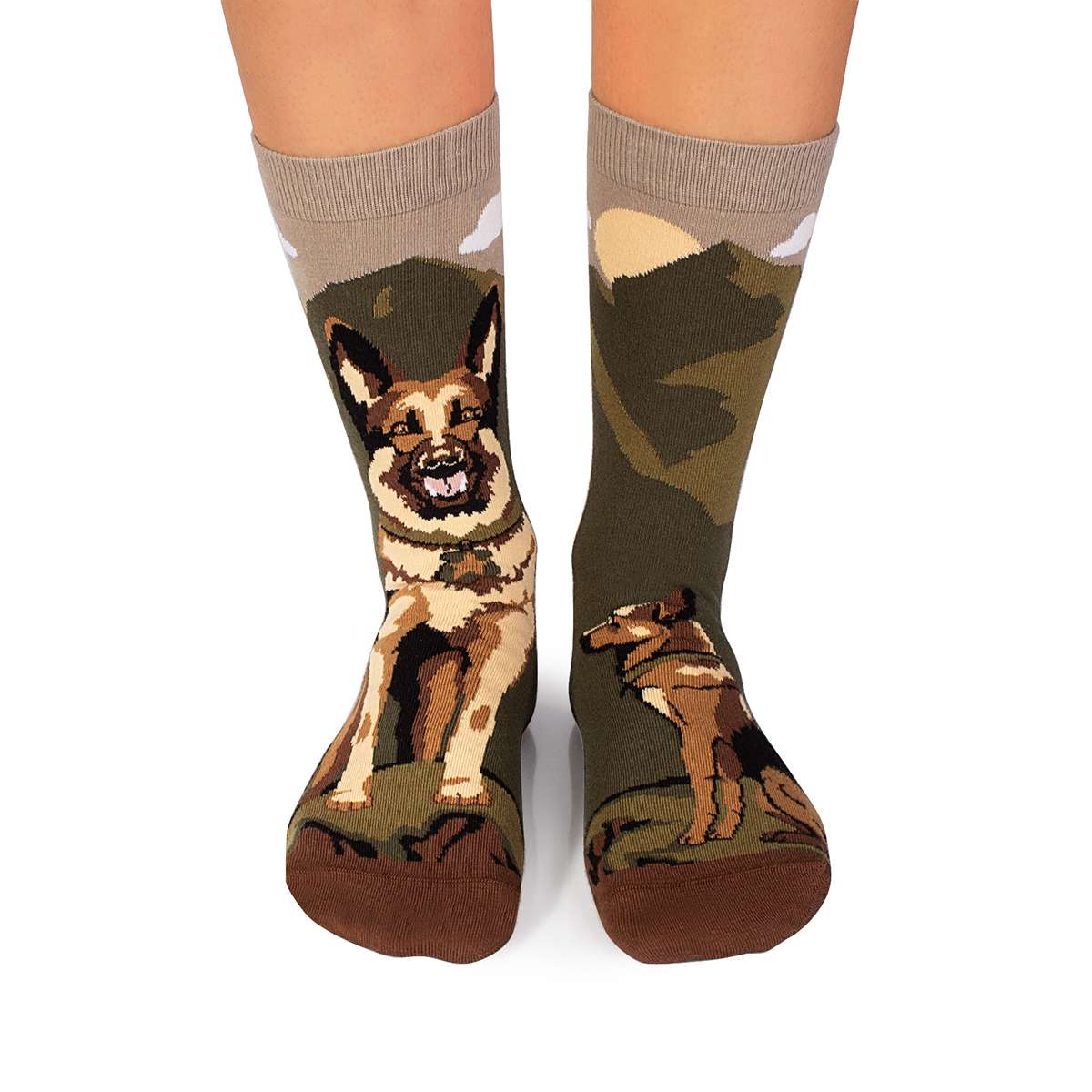 Motivsocken, Schäferhund Socken, Themensocken, Geschenk für Hundebesitzer