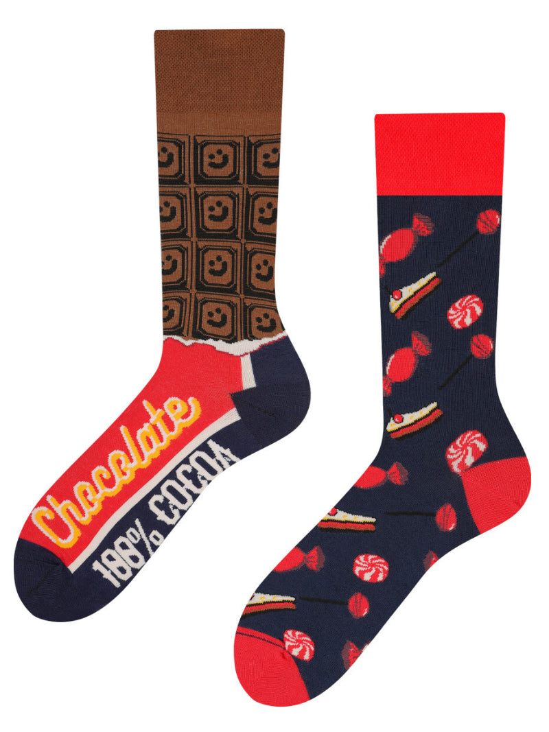 Schokoladen Socken, Motivsocken oder weitere Themensocken auf Sockeläuft.de