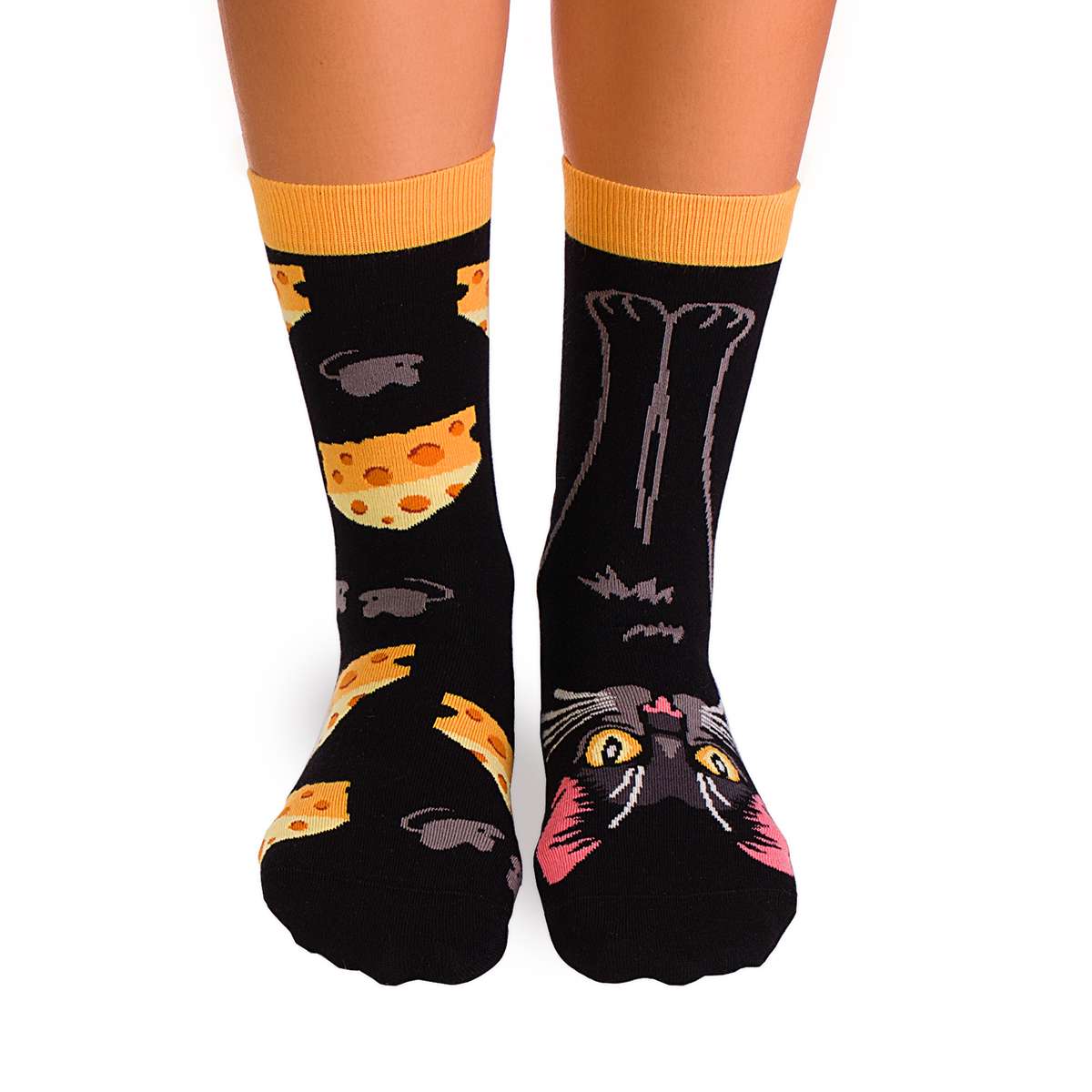 Motivsocken, Katzen Socken, Themensocken, Geschenkidee für Katzenbesitzer