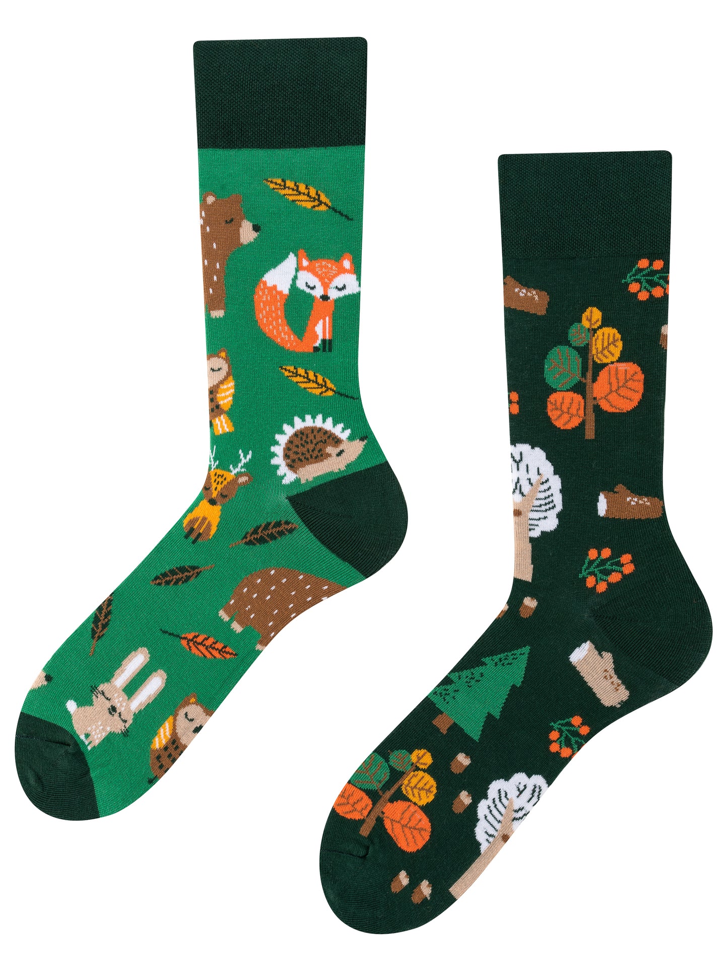 Socken mit Waldtieren, Motivsocken oder weitere Themensocken auf Sockeläuft.de