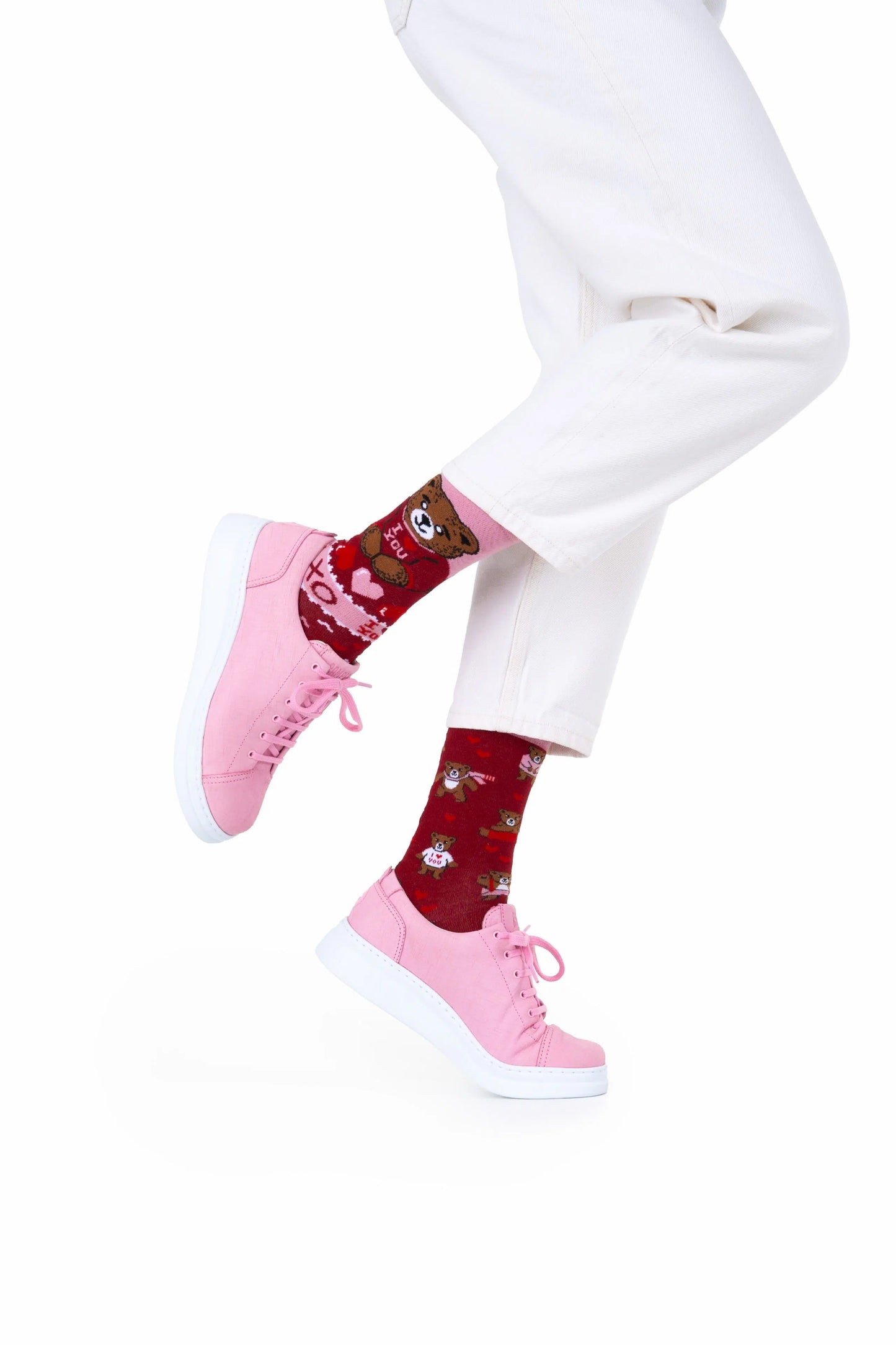 Teddybär Socken, Love Socken und weitere Motivsocken auf Sockeläuft.de