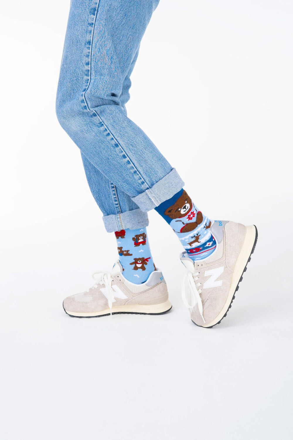 Teddybär Socken, Weihnachtssocken und weitere Motivsocken auf Sockeläuft.de