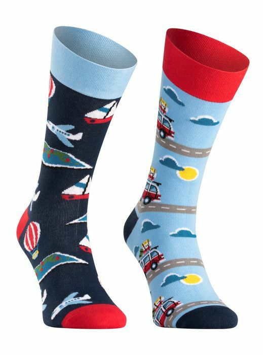 Reise Socken, Traveler Socken, Motivsocken oder weitere Themensocken auf Sockeläuft.de
