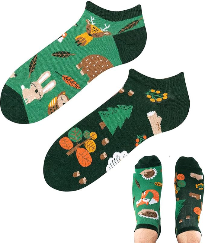 Waldtiere Socken, Sneakersocken, Motivsocken oder weitere Themensocken auf Sockeläuft.de