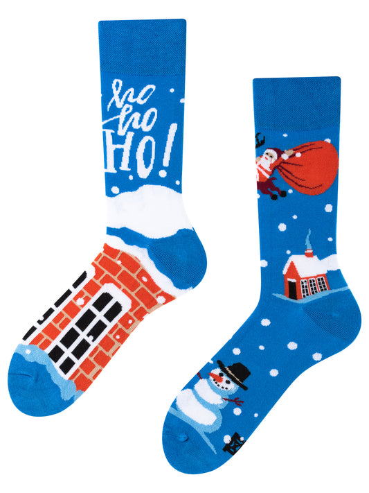 Weihnachtsmann, Socken Schneemann, Motivsocken oder weitere Themensocken auf Sockeläuft.de