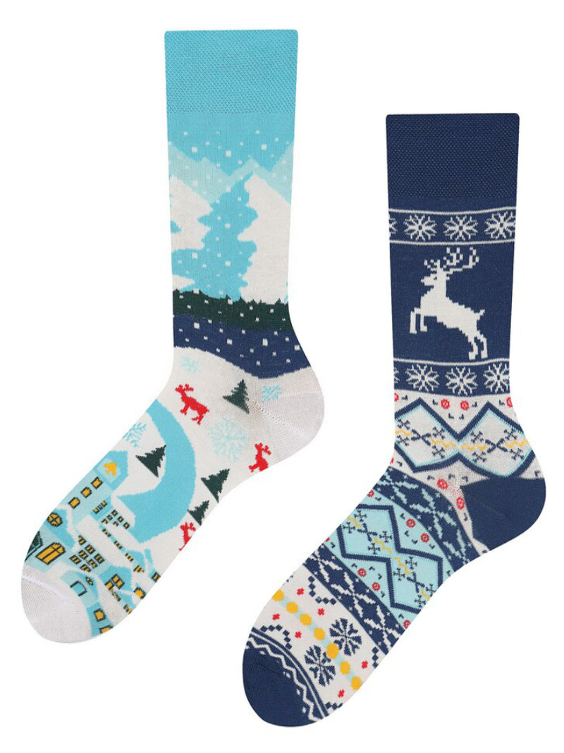 Weihnachtssocken, Rentier Socken, Motivsocken oder weitere Themensocken auf Sockeläuft.de