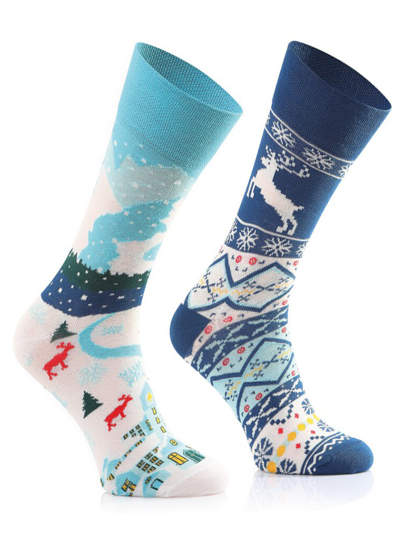 Weihnachtssocken, Rentier Socken, Motivsocken oder weitere Themensocken auf Sockeläuft.de