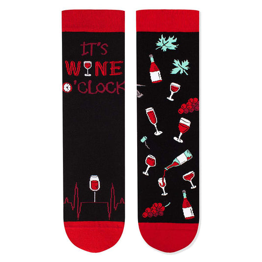 Wein Socken, Motivsocken, Themensocken, Geschenk für Weinliebhaber
