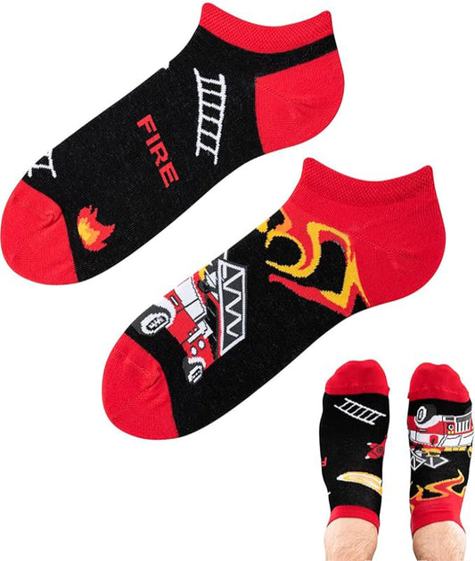 Feuerwehr Socken, Sneakersocken, Motivsocken oder weitere Themensocken auf Sockeläuft.de