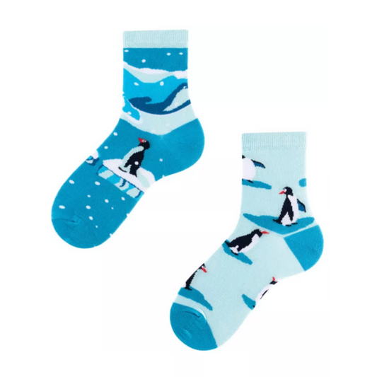 Penguin Kindersocken, Motivsocken für Kinder, Geschenkidee für Jungs und Mädchen.