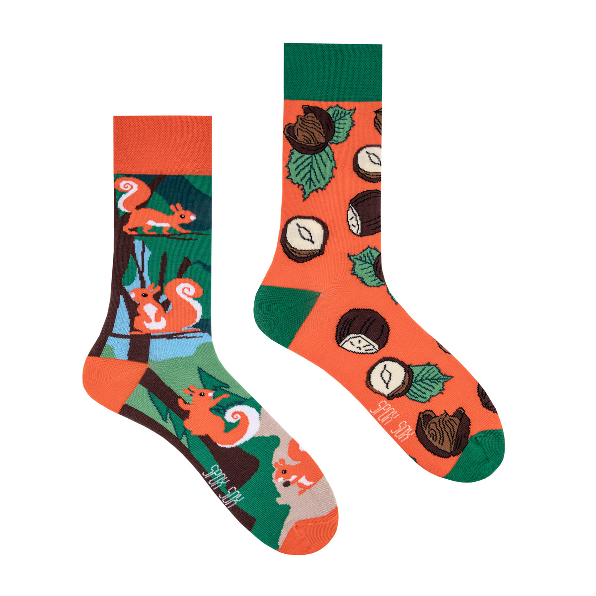 Eichhörnchen Socken, Motivsocken, bunte Socken, Geschenkidee für Tierärztin.